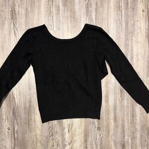 Black Long Sleeve Top